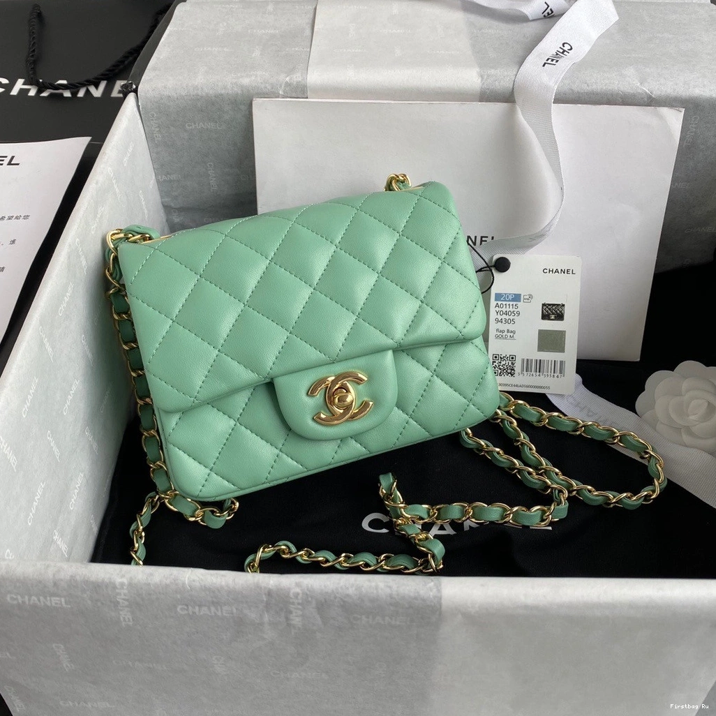 First Bag Ru BAG FLAP CHANEL 17CM 0814